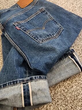 Levi’s🔥SELVEDGE🔥501 ’90s Premium Redline Jeans. Y2K RARE Streetwear VTG GRAIL